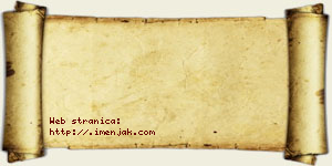 Nina Mošorinac vizit kartica